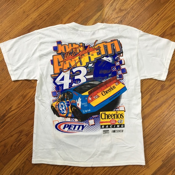 John Andretti NASCAR T Shirt #43 NWOT Rare - Picture 2 of 6